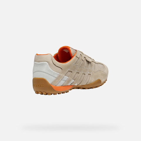Low top sneakers SNAKE ORIGINAL MAN Sand - image number 4 | GEOX