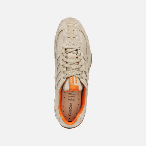 Low top sneakers SNAKE ORIGINAL MAN Sand - image number 5 | GEOX