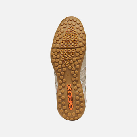 Low top sneakers SNAKE ORIGINAL MAN Sand - image number 6 | GEOX