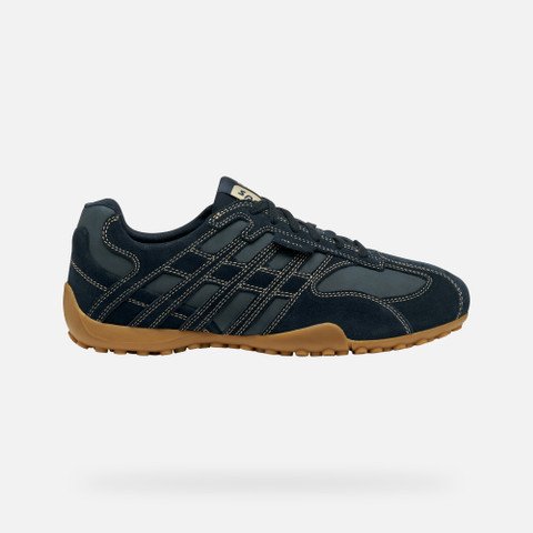 Low top sneakers SNAKE ORIGINAL MAN Navy - image number 1 | GEOX