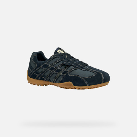 Low top sneakers SNAKE ORIGINAL MAN Navy - image number 2 | GEOX