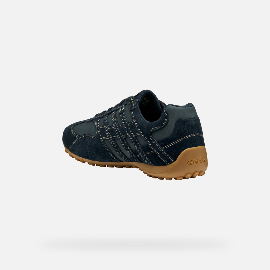 Low top sneakers SNAKE ORIGINAL MAN Navy - image number 3 | GEOX
