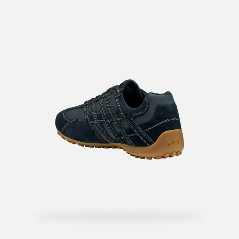 Low top sneakers SNAKE ORIGINAL MAN Navy - image number 3 | GEOX