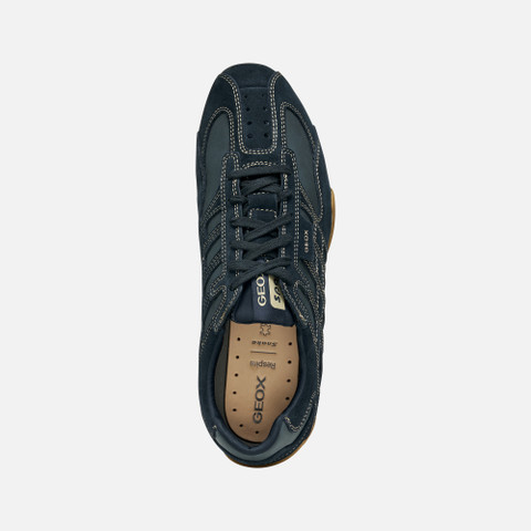 Low top sneakers SNAKE ORIGINAL MAN Navy - image number 5 | GEOX