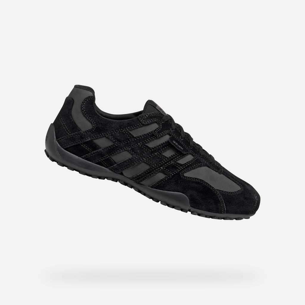 Low top sneakers SNAKE ORIGINAL MAN Black - image number 0 | GEOX