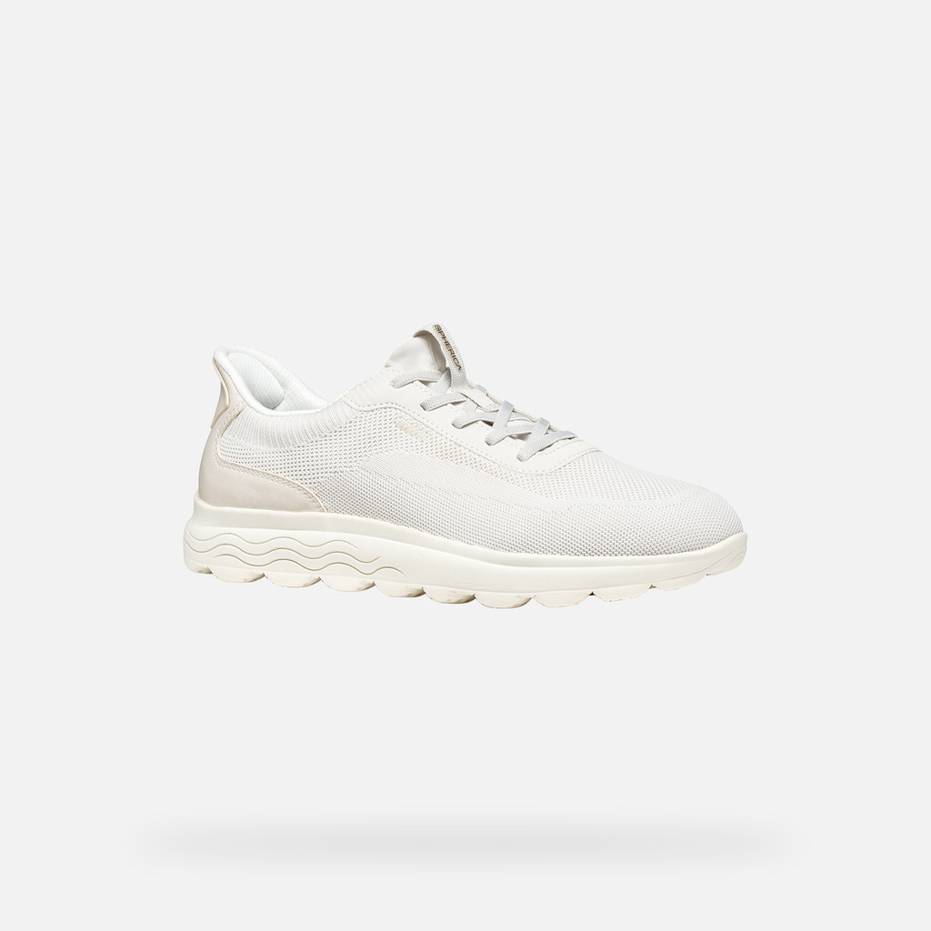 Slip in sneakers SPHERICA PLUS MAN Off White - image number 3 | GEOX