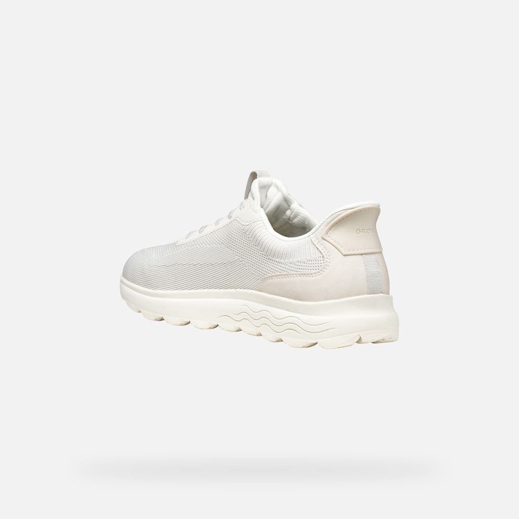Slip in sneakers SPHERICA PLUS MAN Off White - image number 4 | GEOX