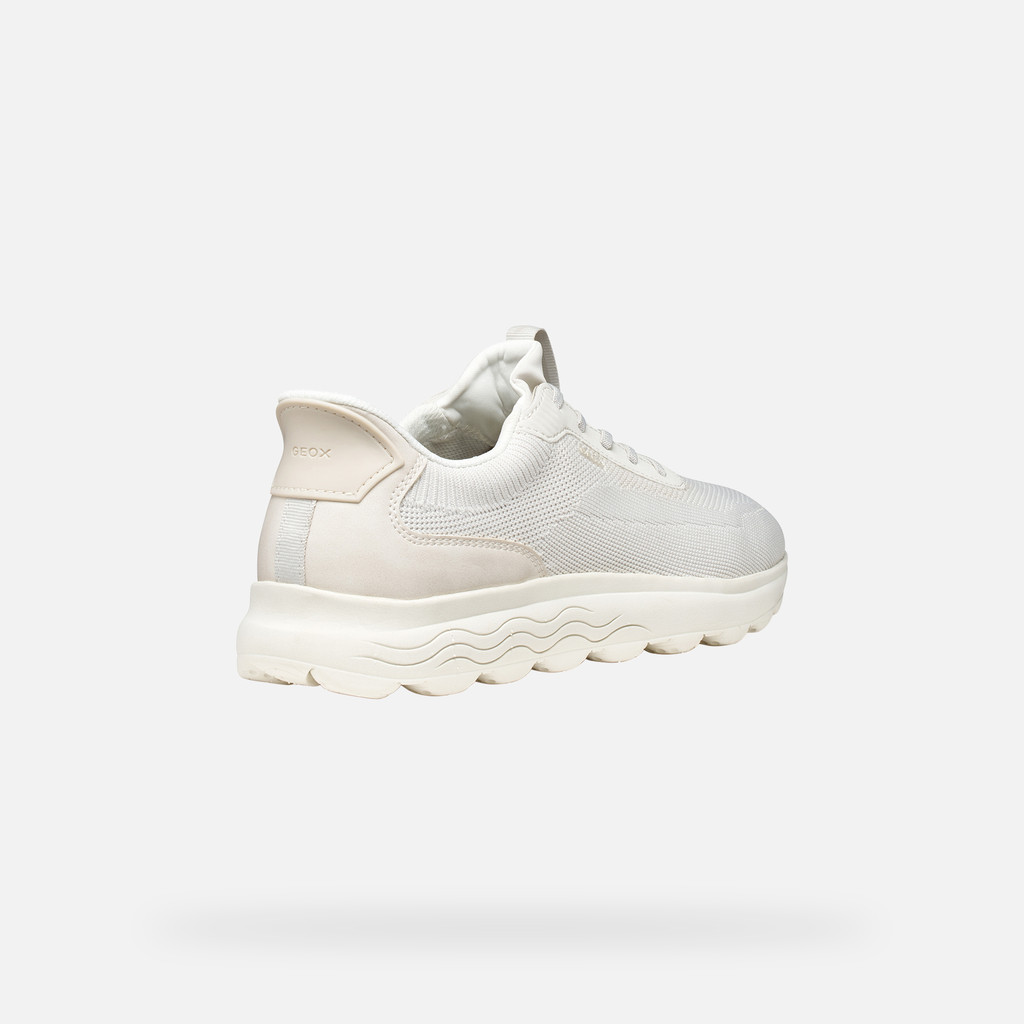 Slip in sneakers SPHERICA PLUS MAN Off White - image number 5 | GEOX