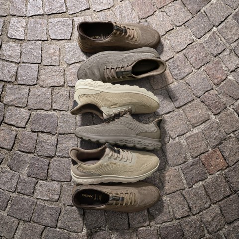 Baskets slip in SPHERICA PLUS HOMME Taupe - image number 9 | GEOX