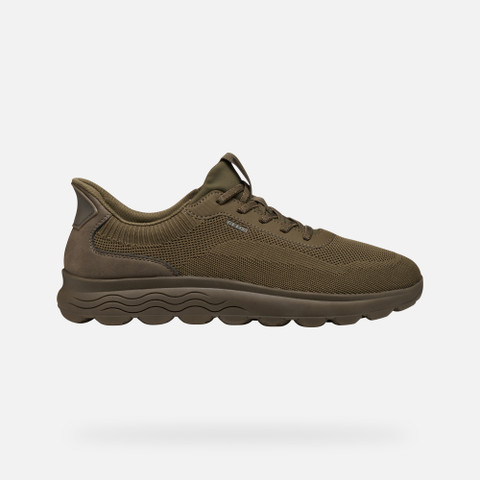 Low top sneakers SPHERICA PLUS MAN dark Military - image number 1 | GEOX