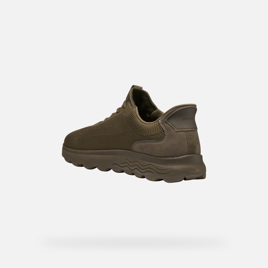 Low top sneakers SPHERICA PLUS MAN dark Military - image number 3 | GEOX
