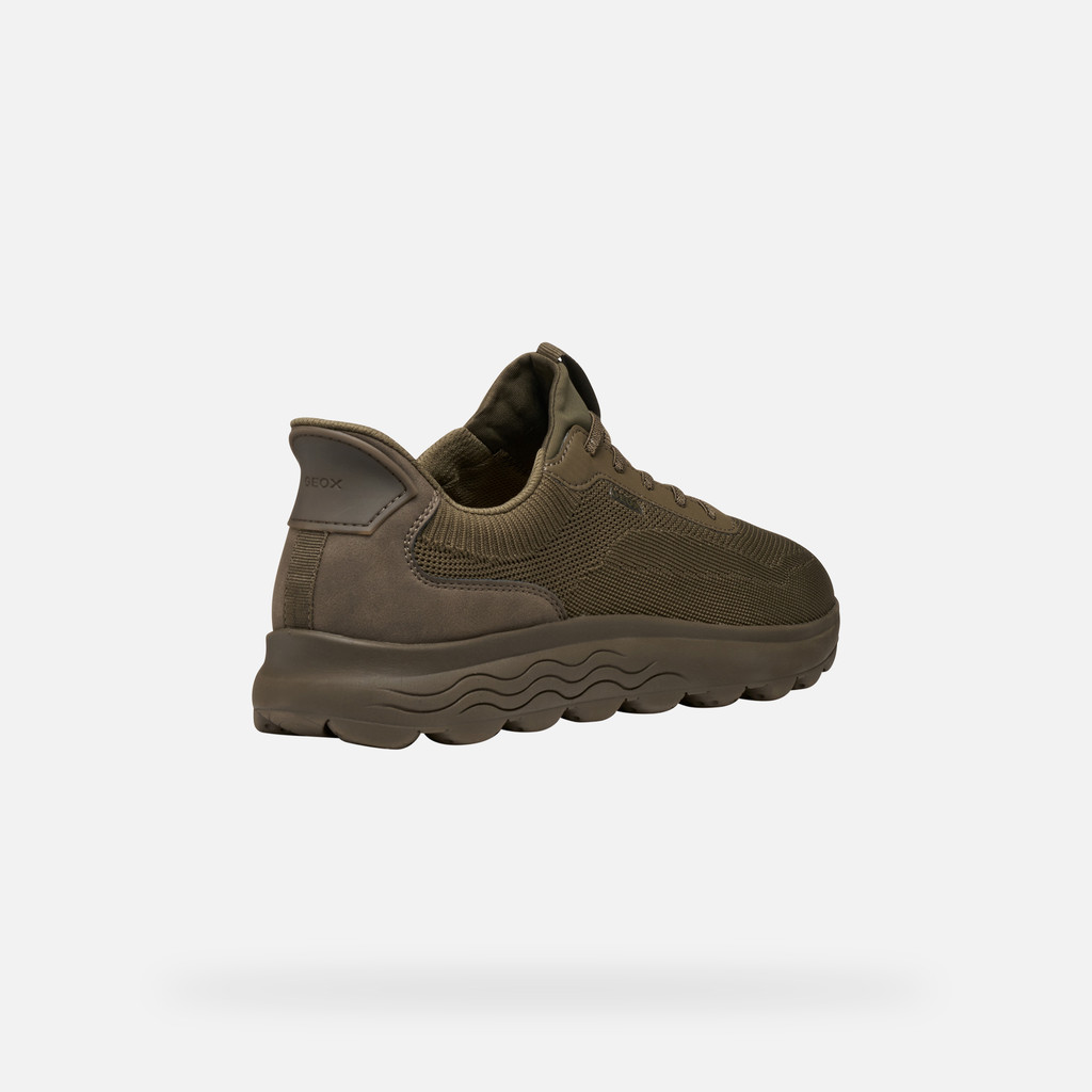 Low top sneakers SPHERICA PLUS MAN dark Military - image number 4 | GEOX