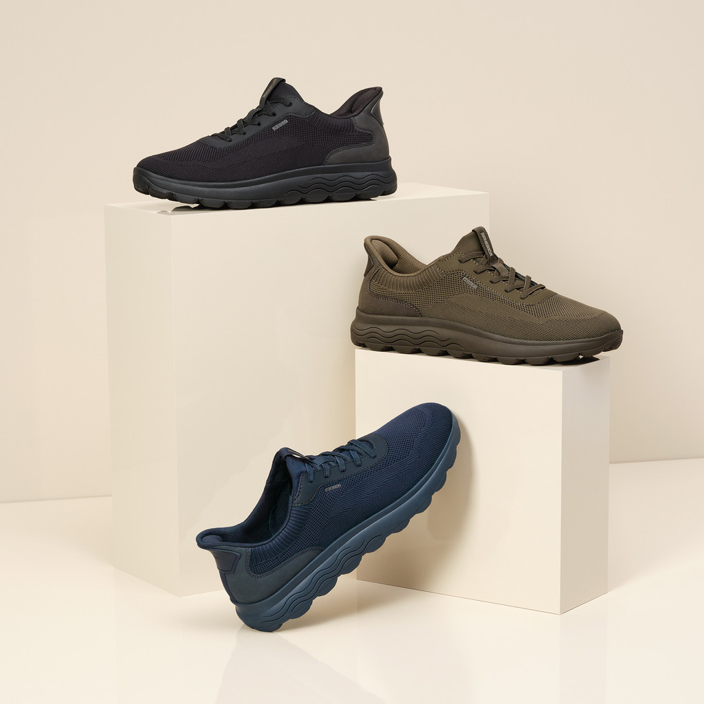 Low top sneakers SPHERICA PLUS MAN Navy - image number 8 | GEOX
