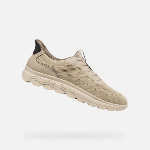 Slip in sneakers SPHERICA PLUS MAN Light beige | GEOX