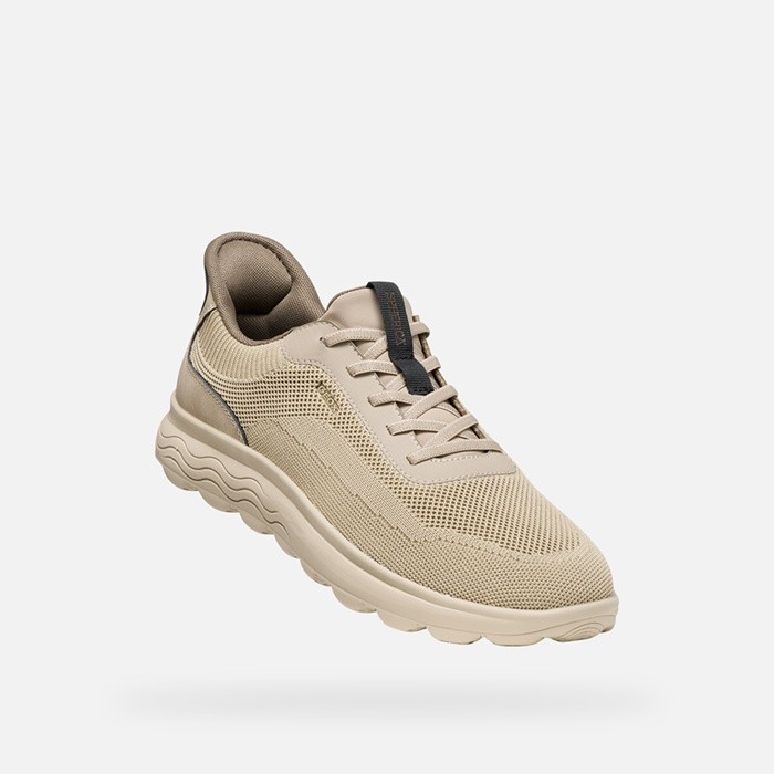 Slip in sneakers SPHERICA PLUS MAN Light beige | GEOX