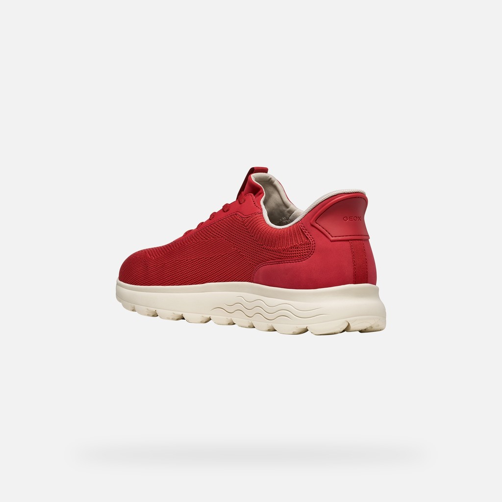 Slip in sneakers SPHERICA PLUS MAN Red - image number 3 | GEOX
