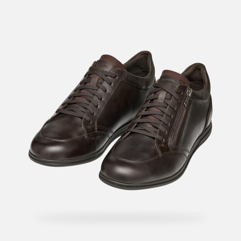 Zipped shoes RENAN MAN Coffee - image number 8 | GEOX