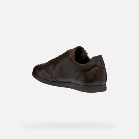 Low top sneakers RENAN MAN Coffee - image number 3 | GEOX