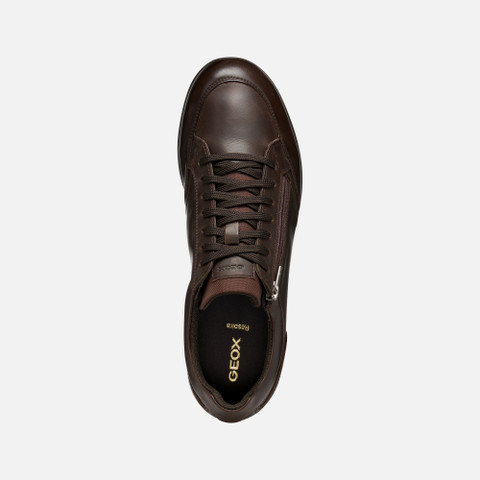 Low top sneakers RENAN MAN Coffee - image number 5 | GEOX