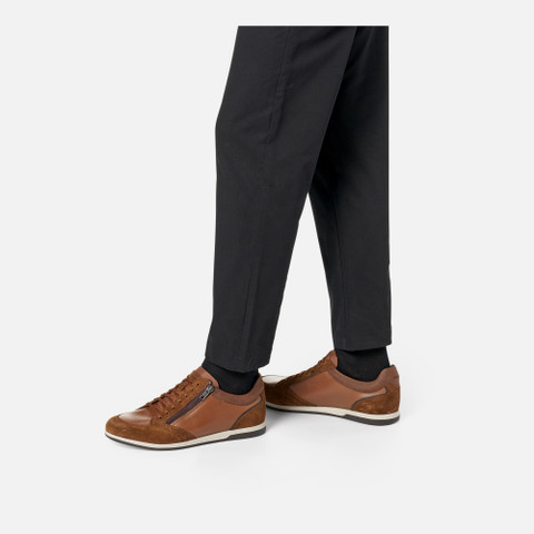 Scarpe con cerniera RENAN UOMO Cognac - image number 2 | GEOX