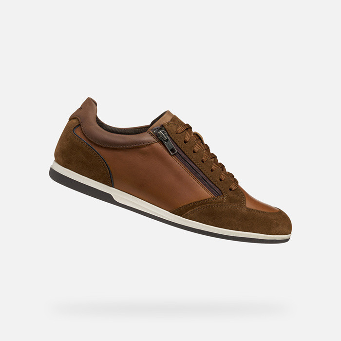 Niedrige sneakers RENAN HERR Cognac | GEOX