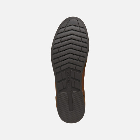 Low top sneakers RENAN MAN Brown cotto - image number 6 | GEOX