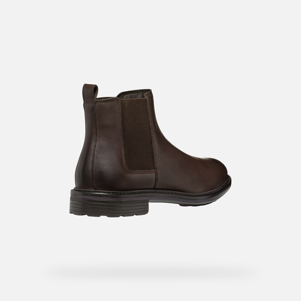 Chelsea boots WALK PLEASURE B MAN Coffee - image number 4 | GEOX