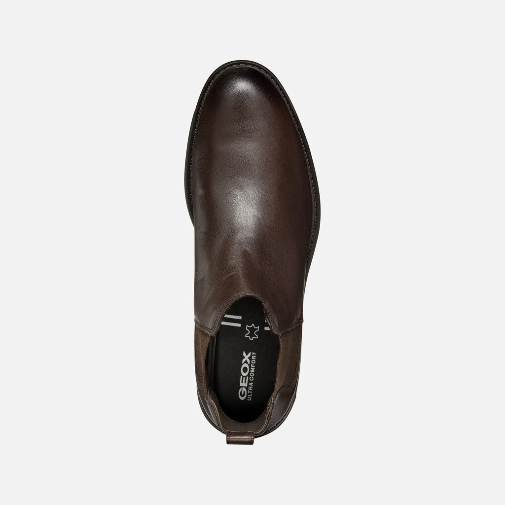 Chelsea boots WALK PLEASURE B MAN Coffee - image number 5 | GEOX