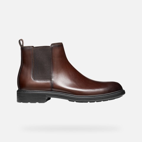 Chelsea boots WALK PLEASURE B MAN Coffee - image number 1 | GEOX
