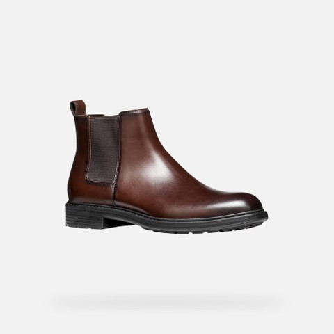 Chelsea boots WALK PLEASURE B MAN Coffee - image number 2 | GEOX