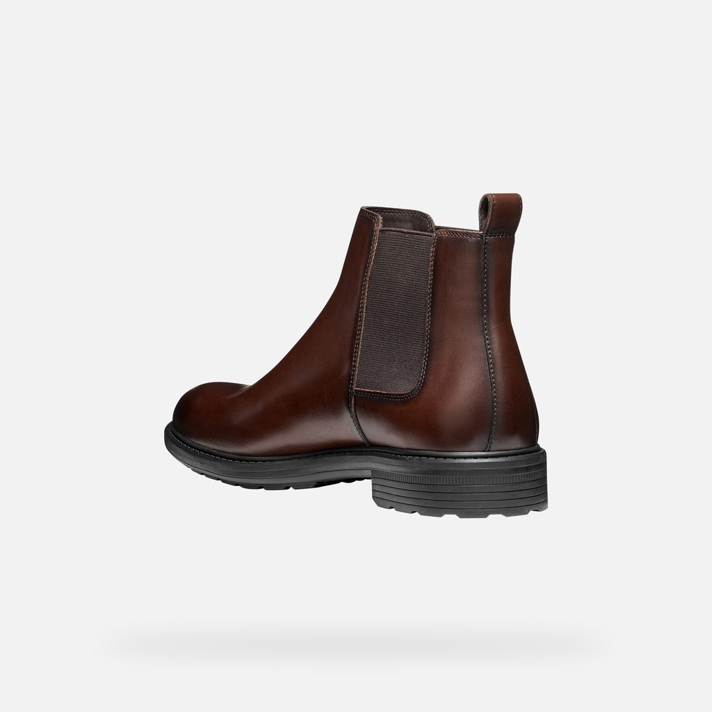 Chelsea boots WALK PLEASURE B MAN Coffee - image number 3 | GEOX