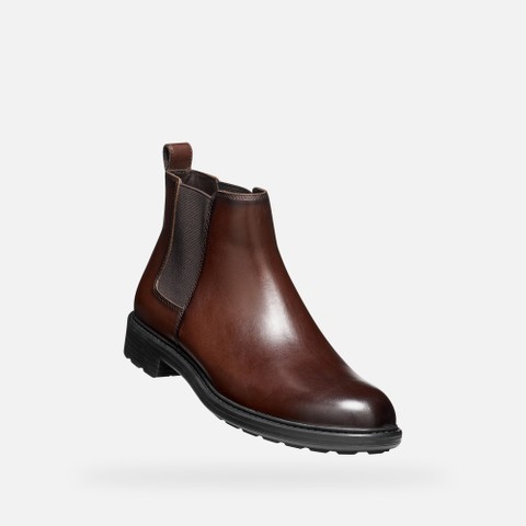 Chelsea boots WALK PLEASURE B MAN Coffee - image number 4 | GEOX