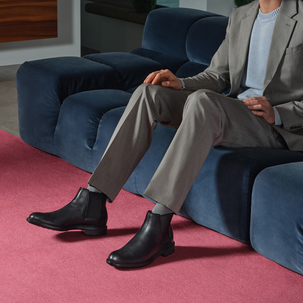 Bottines Chelsea WALK PLEASURE B HOMME Noir - image number 8 | GEOX