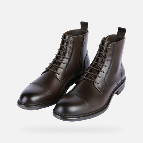 Stiefeletten zum Schnüren WALK PLEASURE B HERR Dunkelbraun - image number 8 | GEOX