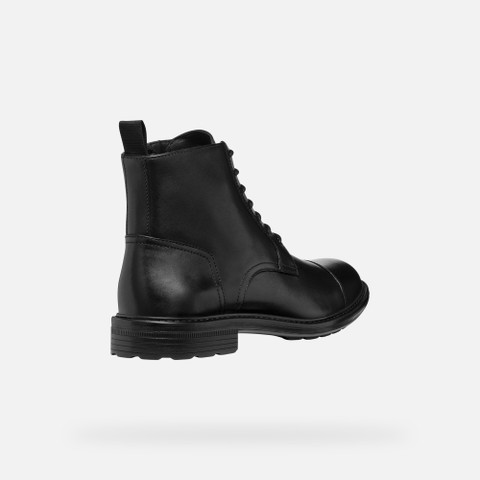 Ankle boots with laces WALK PLEASURE B MAN Black - image number 5 | GEOX
