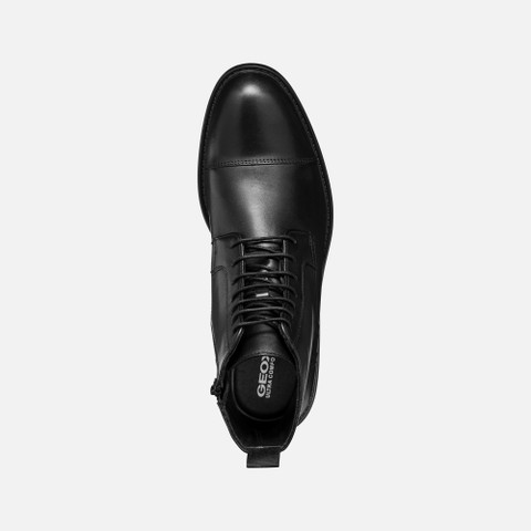 Ankle boots with laces WALK PLEASURE B MAN Black - image number 6 | GEOX