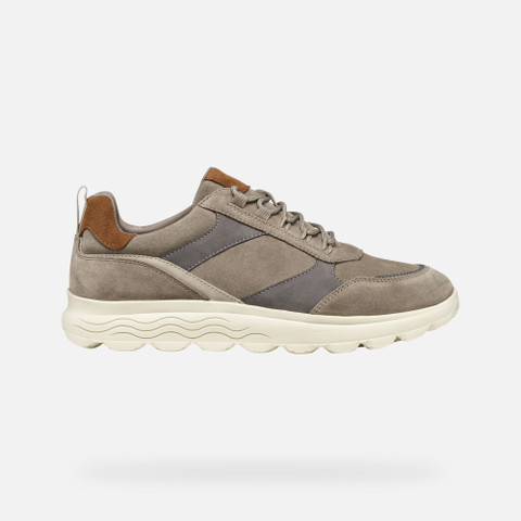 Low top sneakers SPHERICA MAN Dove grey/Graphite - image number 1 | GEOX