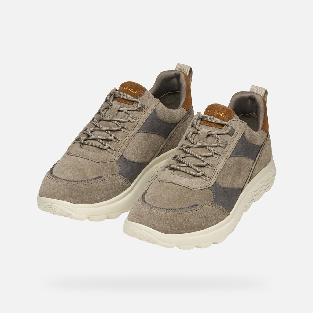Low top sneakers SPHERICA MAN Dove grey/Graphite - image number 7 | GEOX