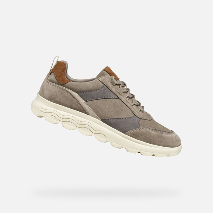 Low top sneakers SPHERICA MAN Dove grey/Graphite | GEOX