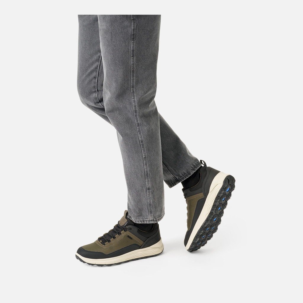 Waterproof trainers SPHERICA 4X4 ABX MAN Military - image number 2 | GEOX