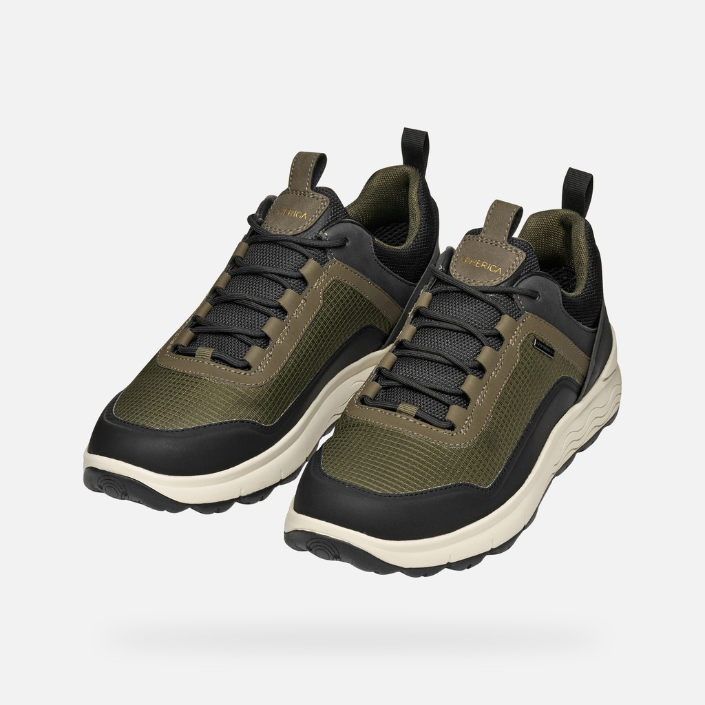 Waterproof trainers SPHERICA 4X4 ABX MAN Military - image number 9 | GEOX