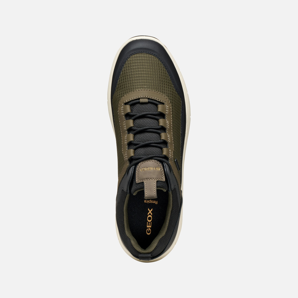 Waterproof trainers SPHERICA 4X4 ABX MAN Military - image number 5 | GEOX