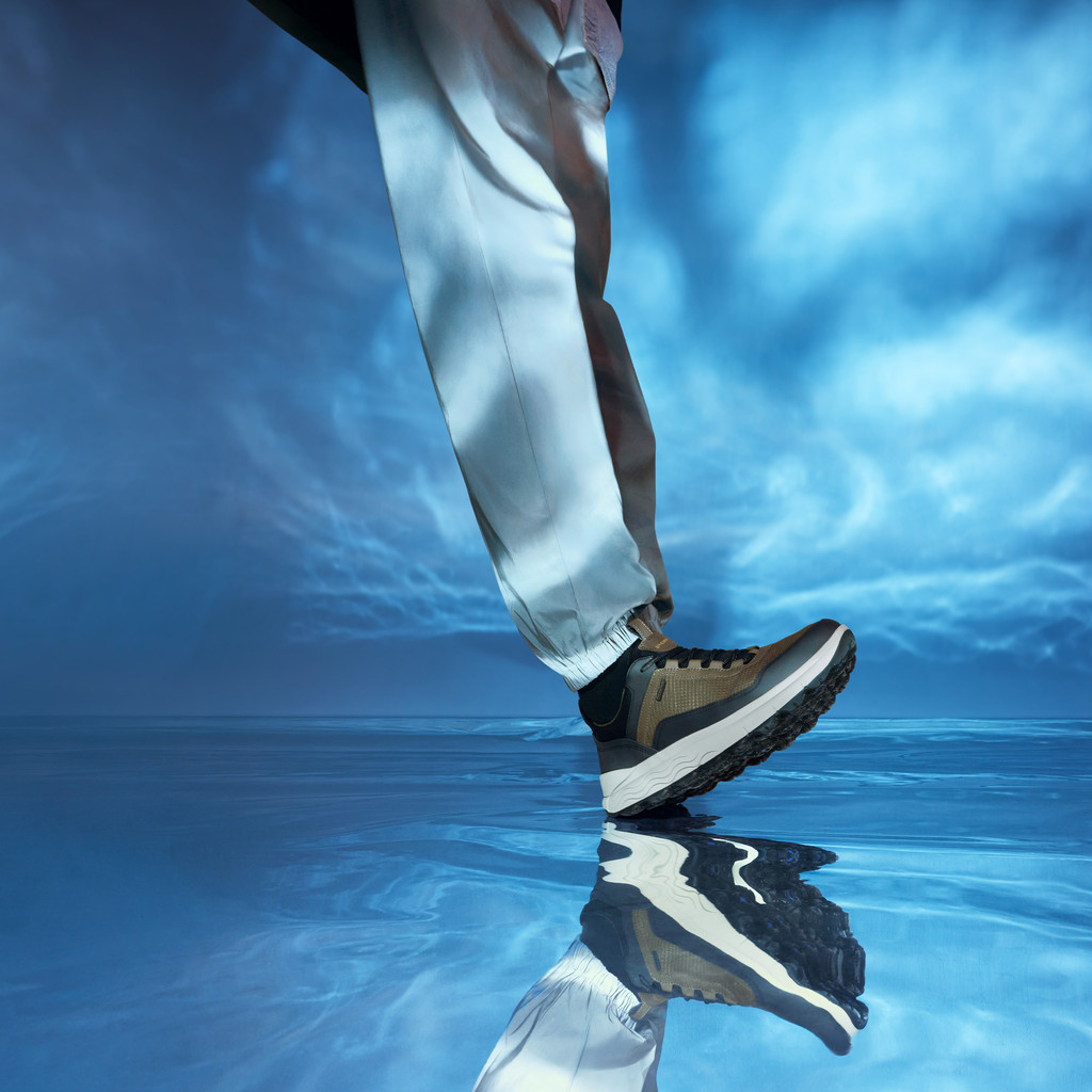 Waterproof trainers SPHERICA 4X4 ABX MAN Military - image number 8 | GEOX