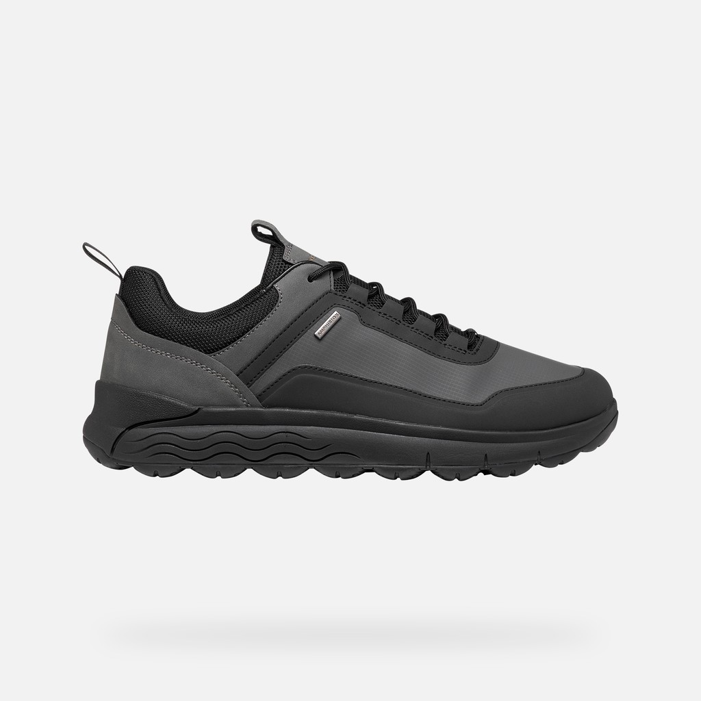 Waterproof trainers SPHERICA 4X4 ABX MAN Stone/Anthracite - image number 2 | GEOX
