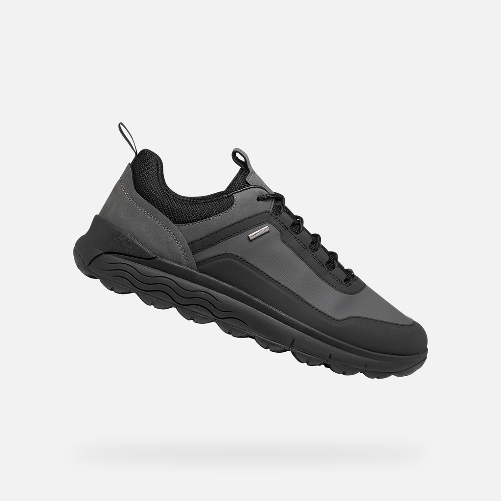 Waterproof trainers SPHERICA 4X4 ABX MAN Stone/Anthracite - image number 0 | GEOX
