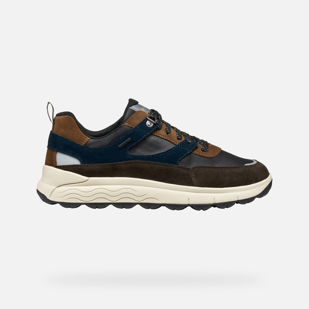 Waterproof trainers SPHERICA 4X4 ABX MAN Dark Brown/Navy - image number 1 | GEOX
