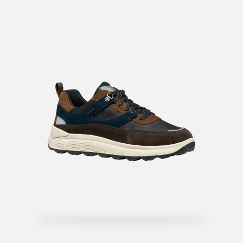 Waterproof trainers SPHERICA 4X4 ABX MAN Dark Brown/Navy - image number 2 | GEOX