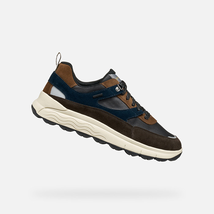 Waterproof trainers SPHERICA 4X4 ABX MAN Dark Brown/Navy | GEOX