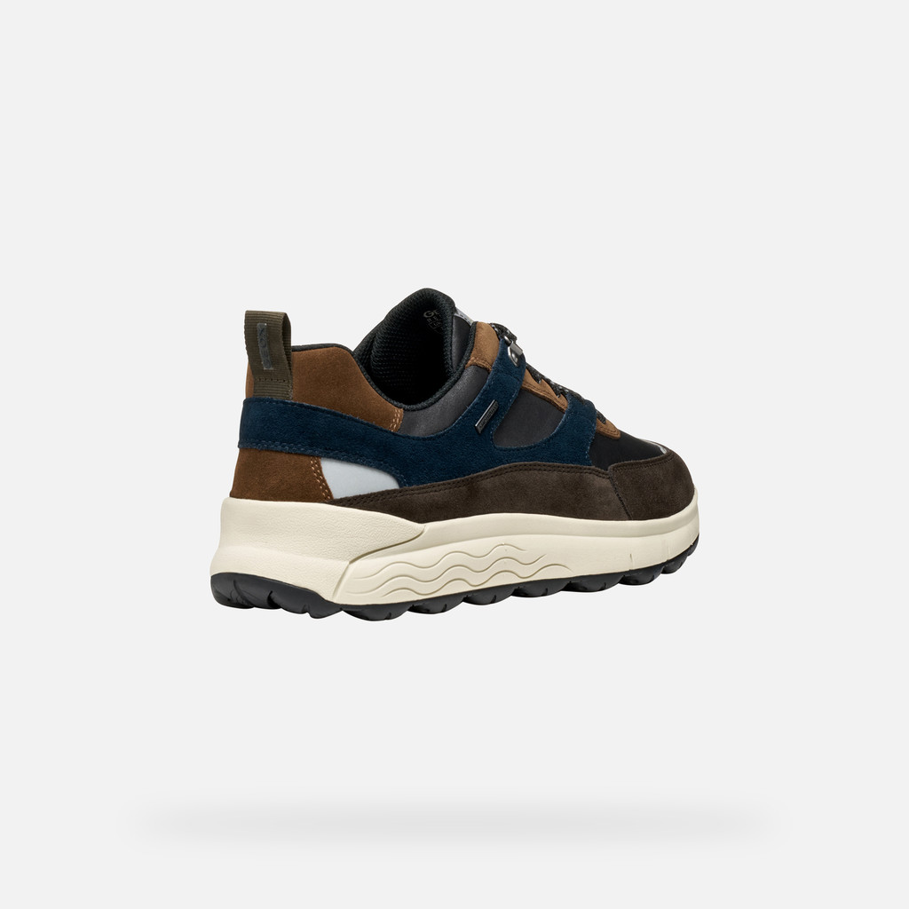Waterproof trainers SPHERICA 4X4 ABX MAN Dark Brown/Navy - image number 4 | GEOX