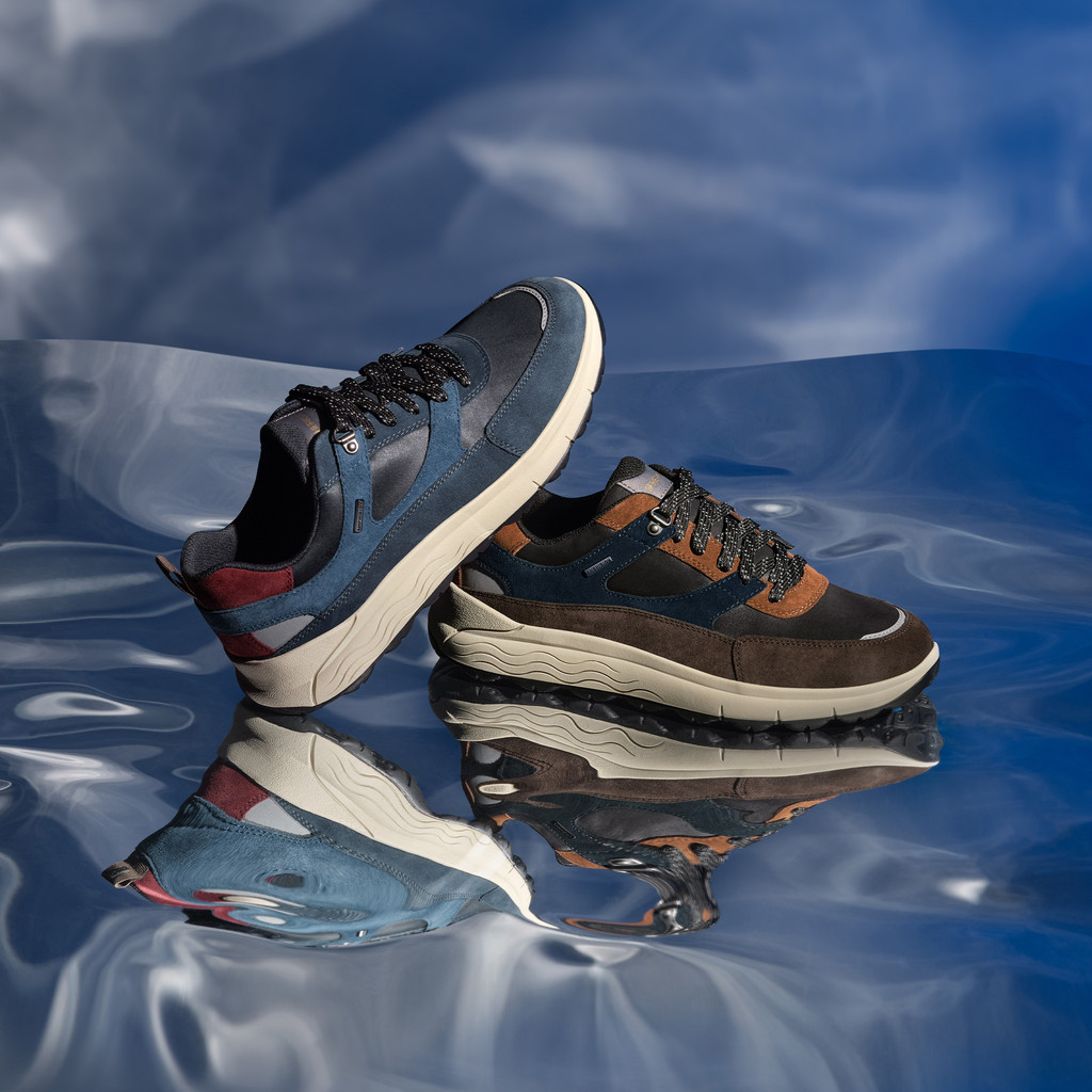 Waterproof trainers SPHERICA 4X4 ABX MAN Dark Brown/Navy - image number 7 | GEOX